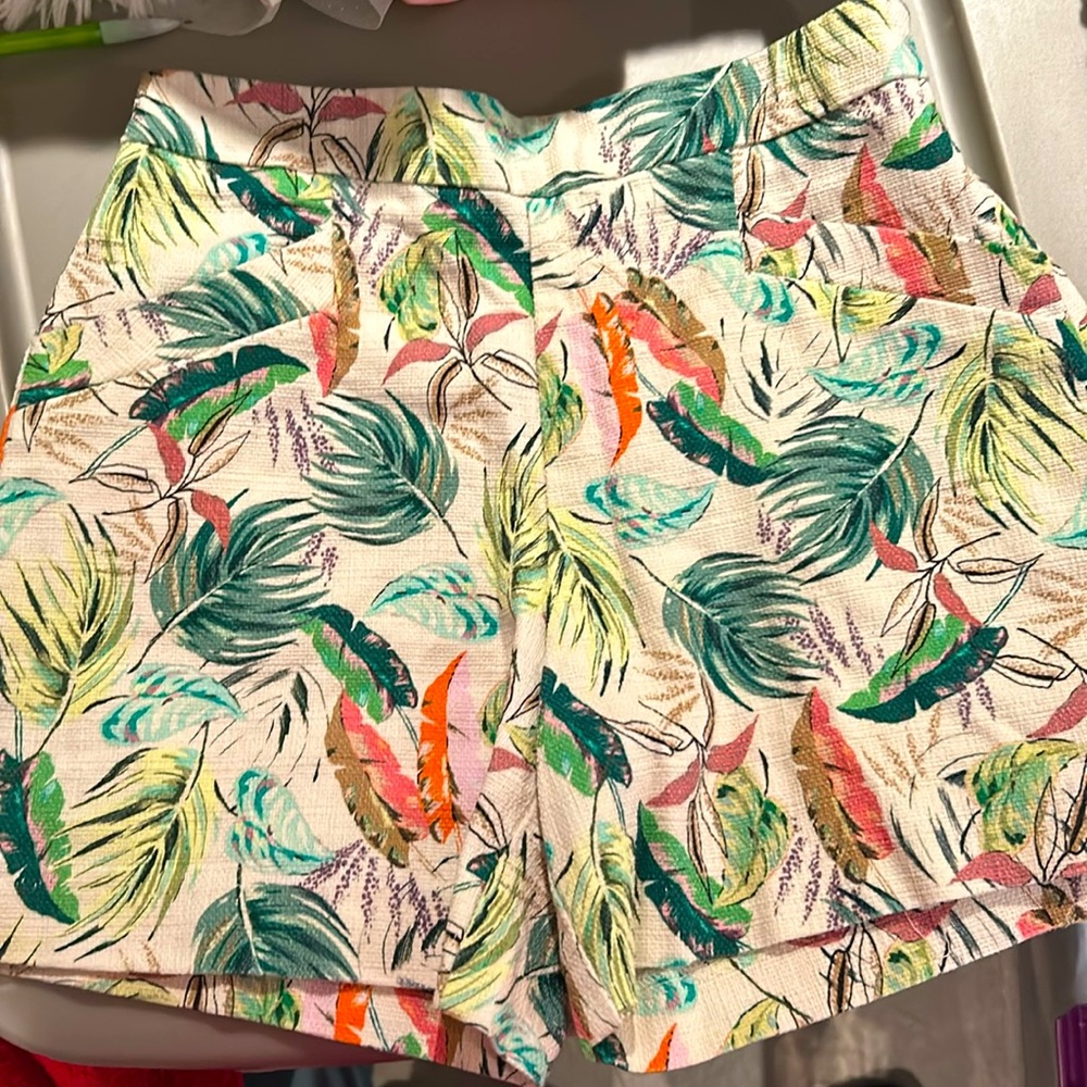 Zara kids shorts so cute & tropical print